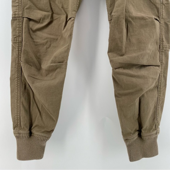 Vince Womens Cargo Jogger Pants Olive Khaki Cotton Blend 6 - Picture 6 of 11